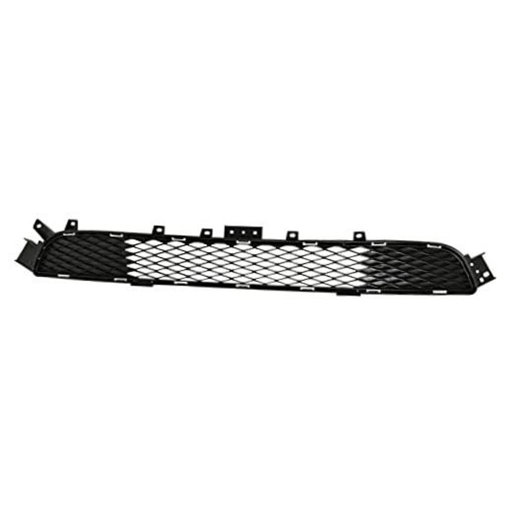 Front bumper grille cover replacement kit, black diamond mesh with mounting tabs