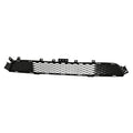 Front bumper grille cover replacement kit, black diamond mesh with mounting tabs