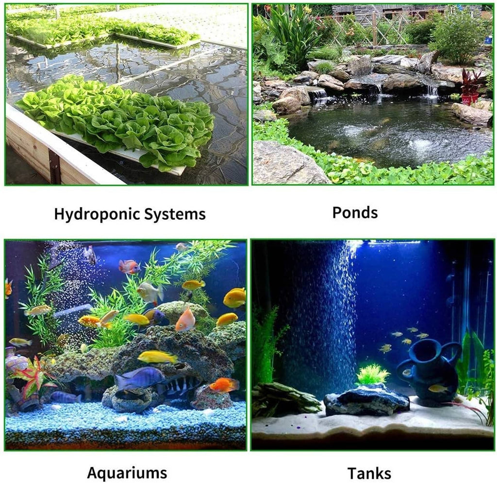 Air bubbler diffuser suitable for aquariums, ponds, and tanks with steady aeration
