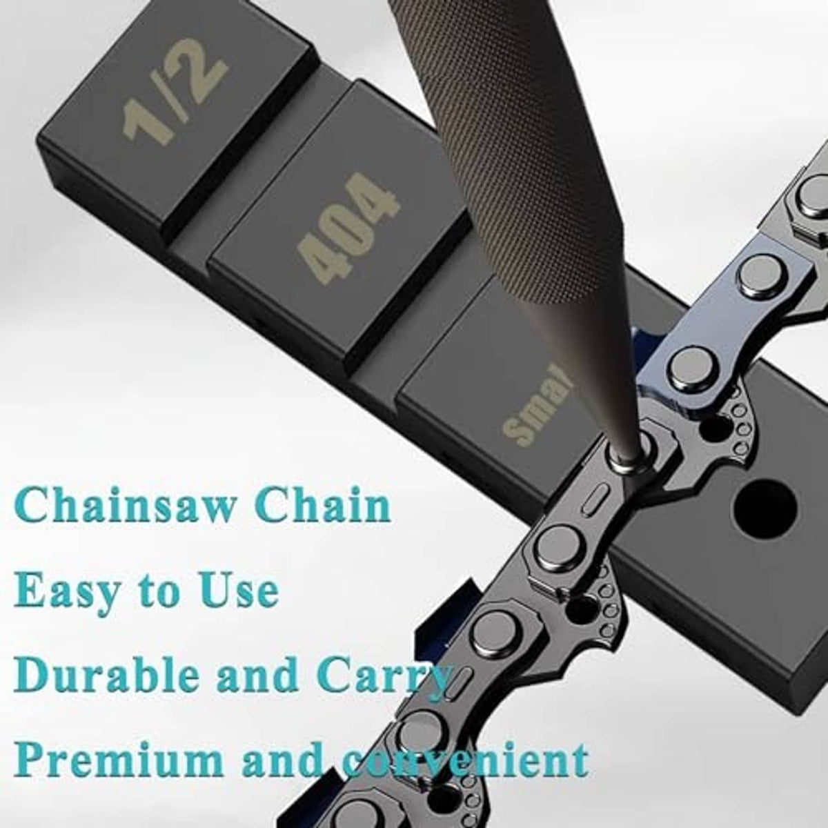 Pocket chain breaker tool repairing a chain with rivet and link hardware