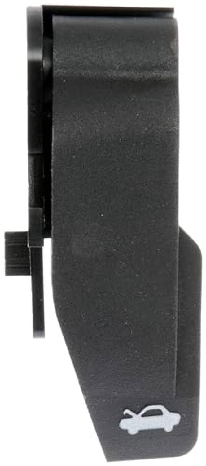 Black hood release handle replacement, side view with latch icon