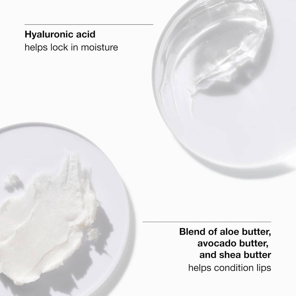Thick clear lip-gloss gel texture in bowl with creamy dollop
