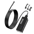 Wireless endoscope kit with coiled cable and NIDAGE control box, black probe tip
