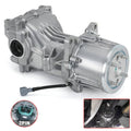 Rear differential carrier and transfer housing assembly, aluminum finish, with sensor connector