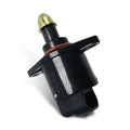 Black idle speed control valve with metal housing and brass inlet fitting