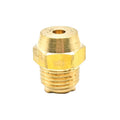 Brass cold start valve fitting with hex body and NPT male threads
