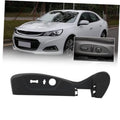 Black front driver seat trim cover panel with control cutouts