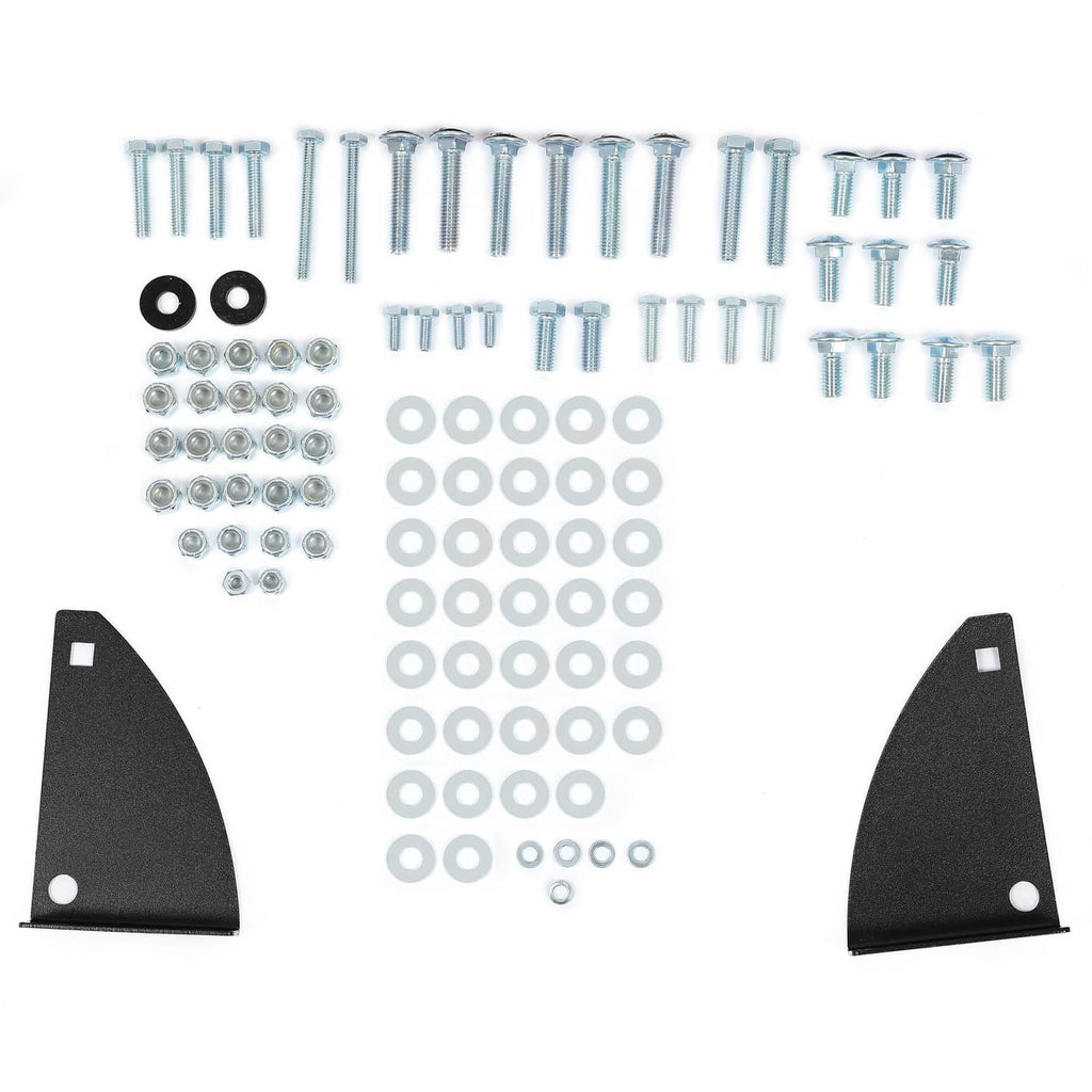 Golf cart rear flip seat kit hardware kit with screws, bolts, and washers