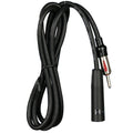 48-inch universal antenna extension cable with black coax lead and metal fork plug
