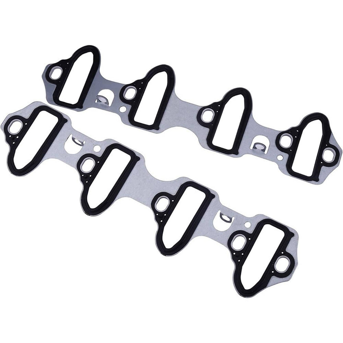 Fel-Pro intake manifold gasket set with black rubber seals and metal gaskets