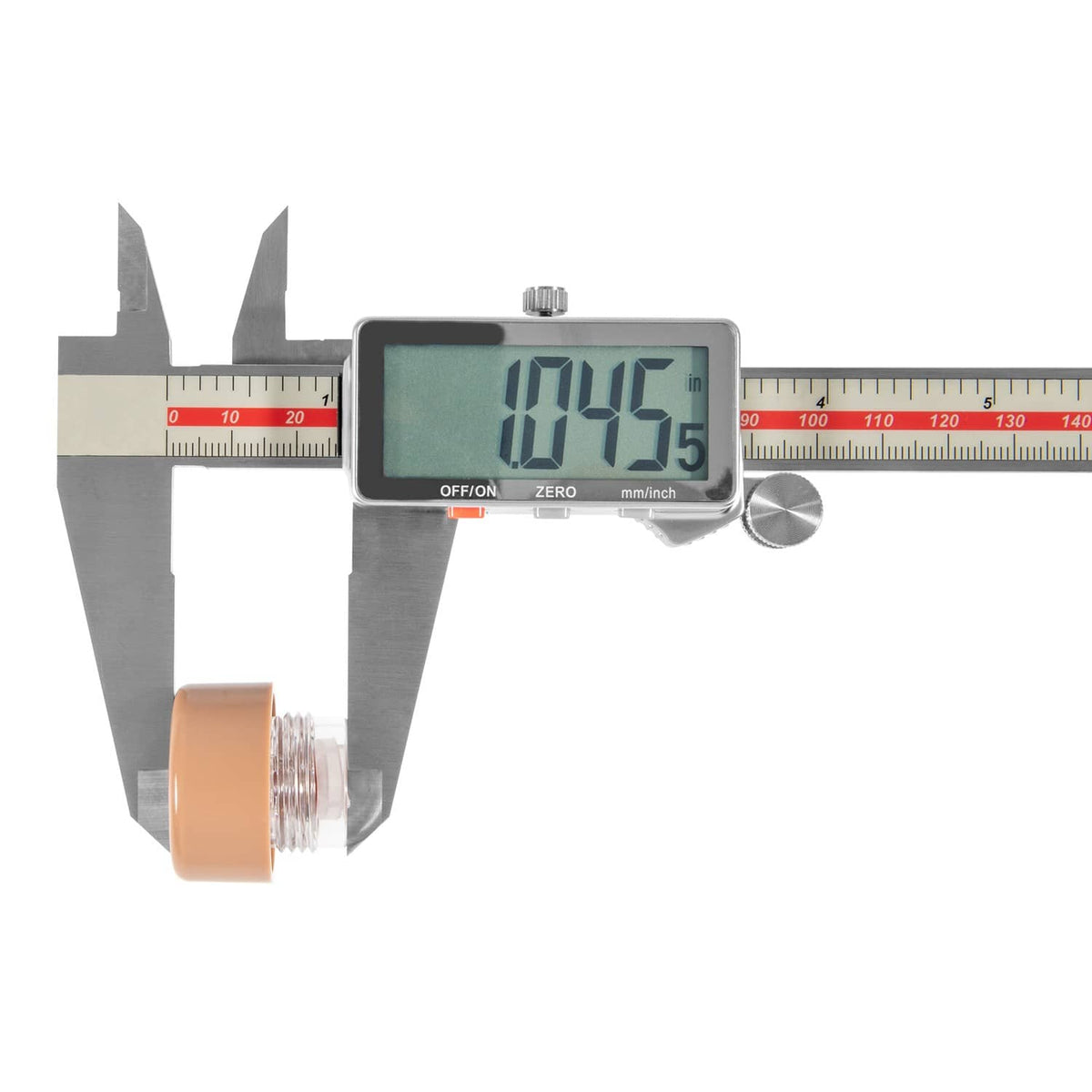 Vacuum breaker float kit measured with caliper, brown cap and clear float