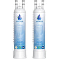 White YATKER replacement water filter cartridges, 2-pack with tall housing