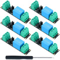 Set of compact 3.3V relay modules with blue relay and green terminal blocks