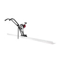 4 ft concrete power screed finishing float with white blade board and control frame