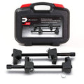 Strut spring compressor kit with black case and twin threaded compressor bars