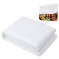 White plant sun protection cloth, folded nonwoven cover sheet