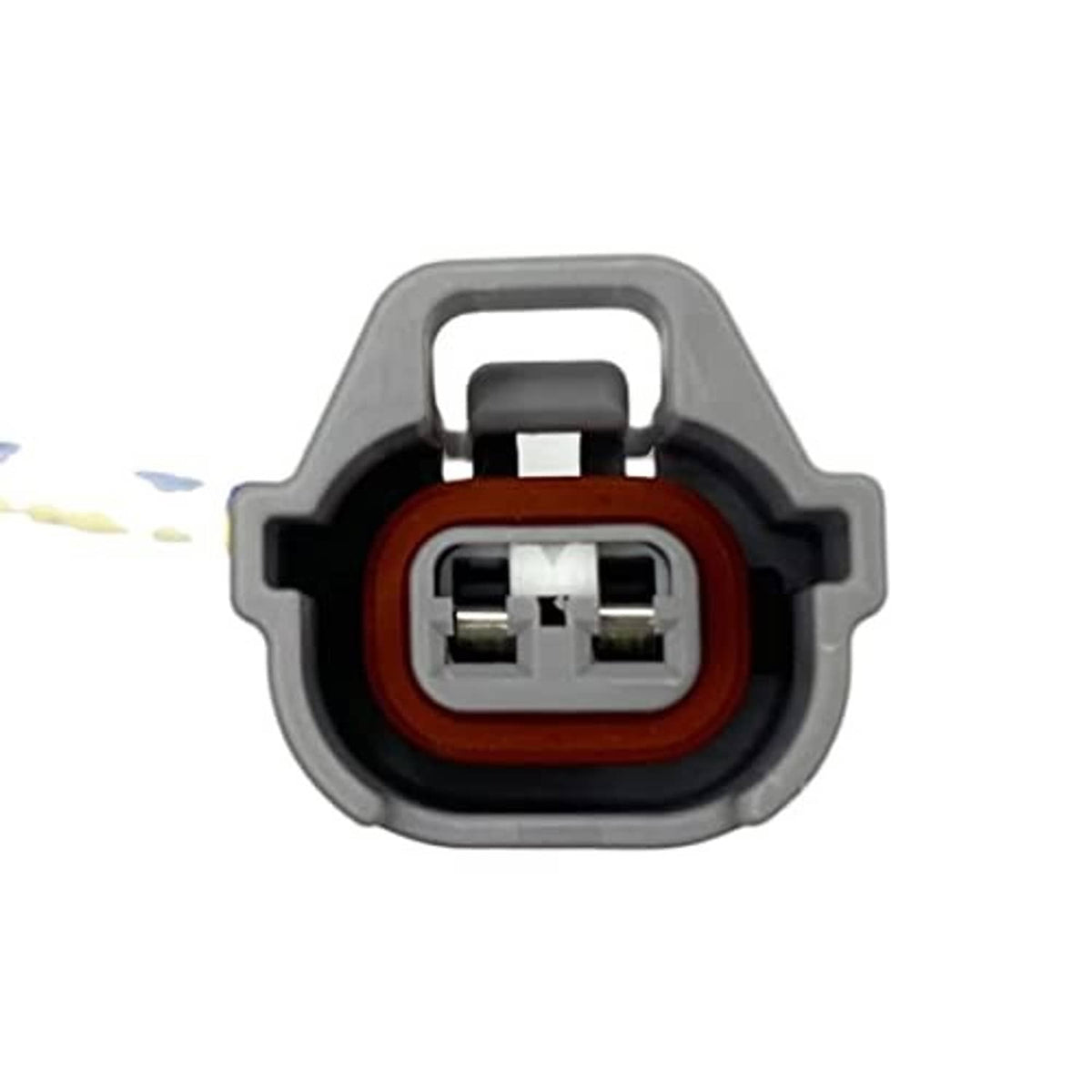 Crankshaft position sensor connector, orange ring with gray 2-pin plug