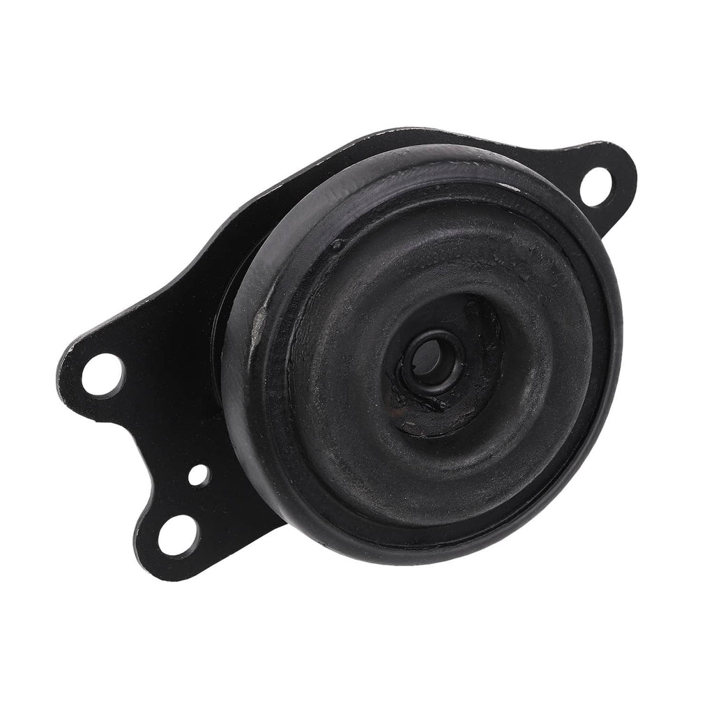 Engine mount bushing assembly with black rubber insulator and metal bracket