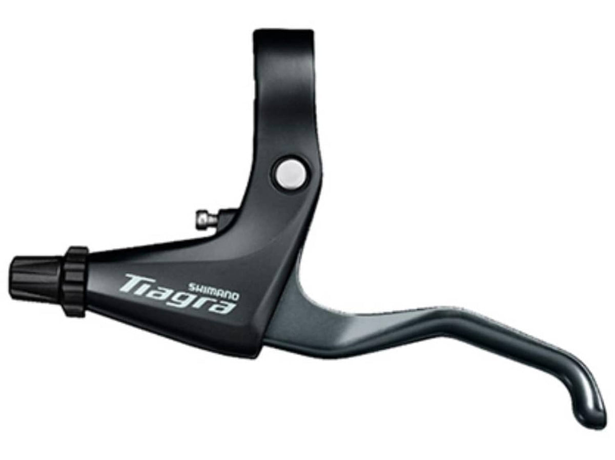 Shimano Tiagra brake lever, black with cable housing outlet and molded grip