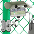 Magnetic phone fence mount with shade, smartphone on camera rig with stabilizer arms