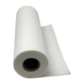 No-show mesh stabilizer roll with white fabric backing and folded sheet edge
