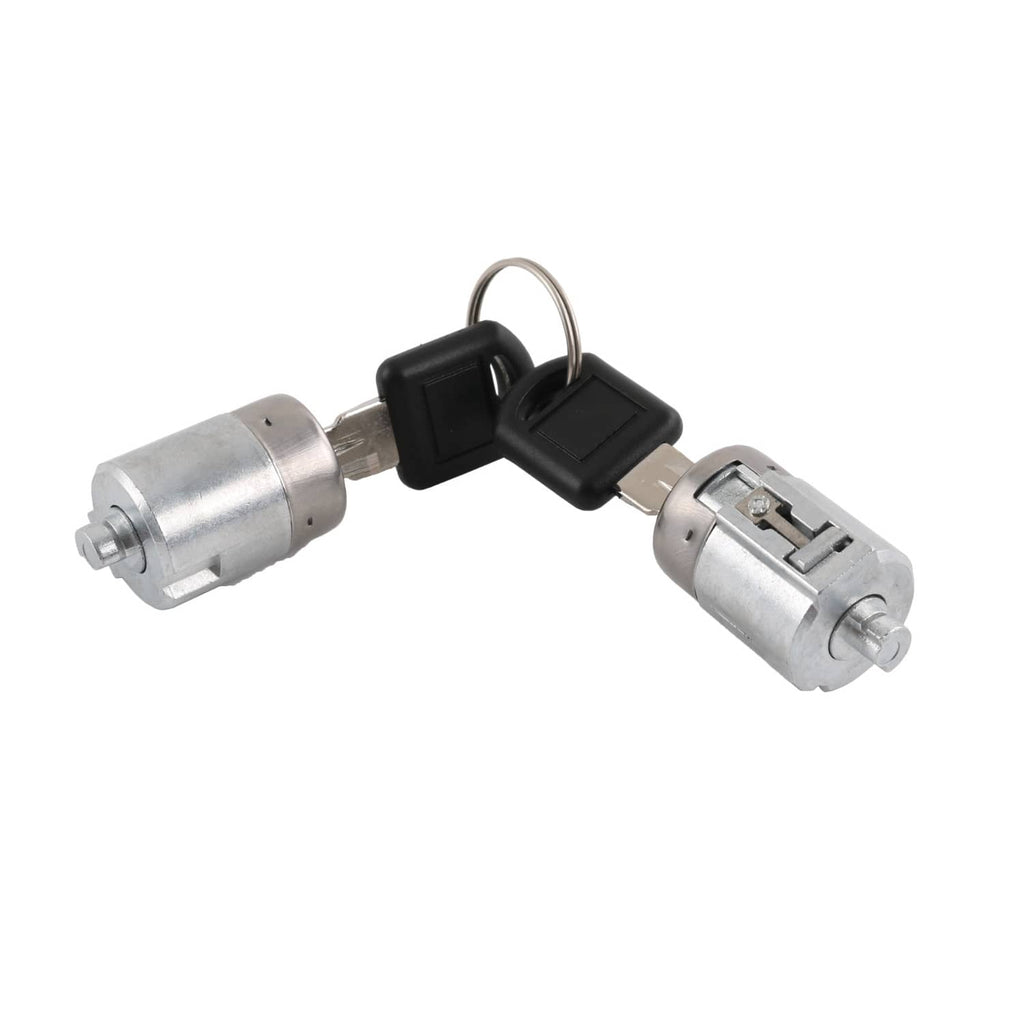 Ignition lock cylinders with two keys on a key ring