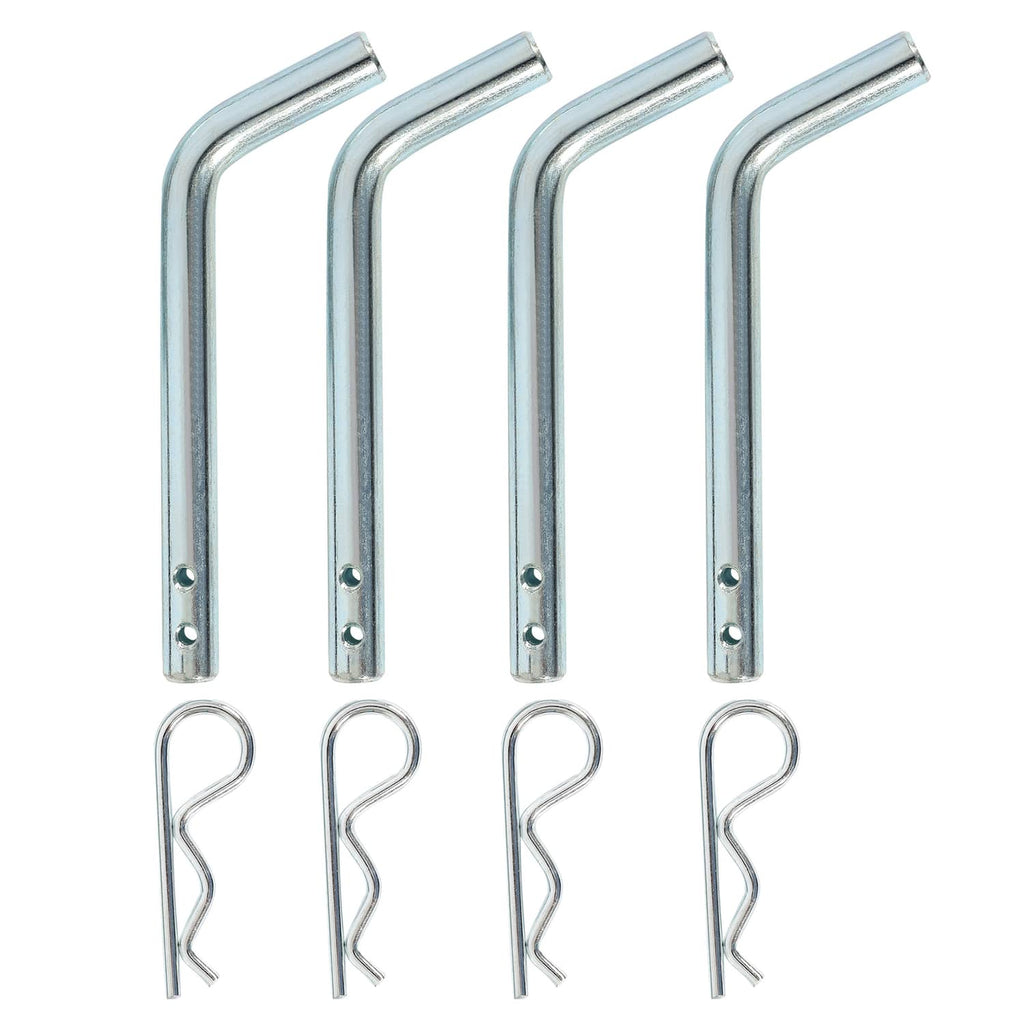 Galvanized U-bolts and J-hooks for stake pocket D-ring mounting, set of 4