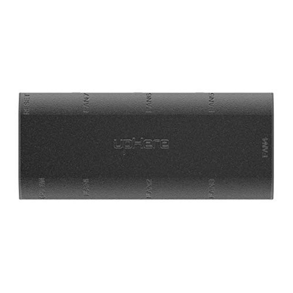 UDHERE fan hub/splitter front view with black textured housing and logo center