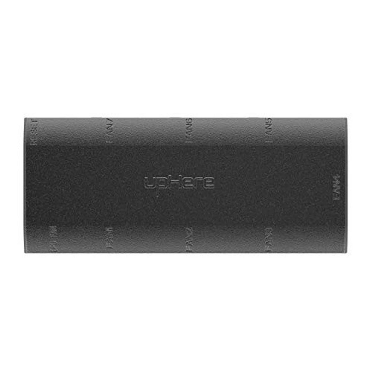 UDHERE fan hub/splitter front view with black textured housing and logo center