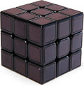 3x3 cube front view with purple tiles on top and dark gray sides