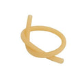 Amber latex rubber hose tube, looped with two short end sections