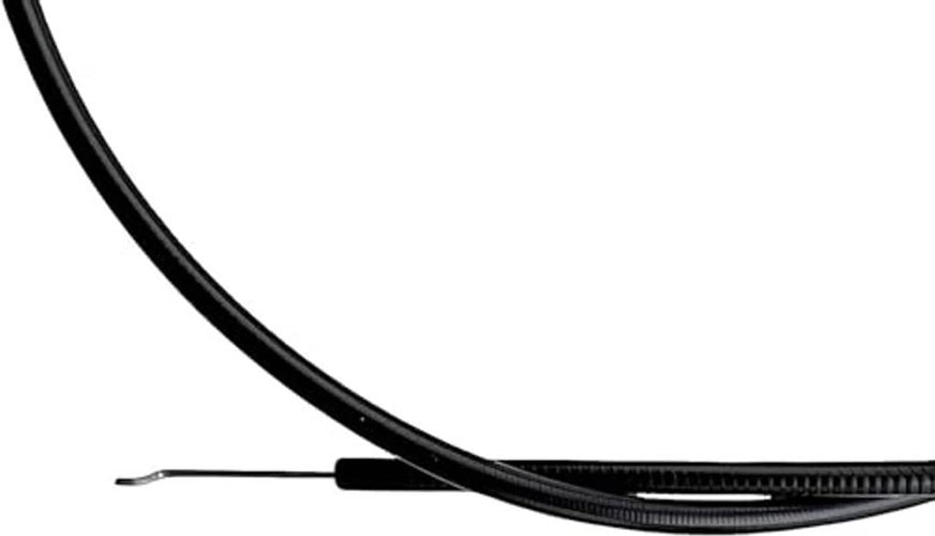 Black throttle cable section with outer sheath and inner wire