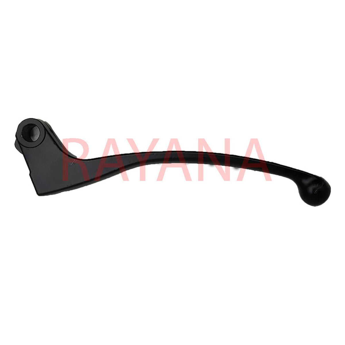 Black left clutch lever showing mounting bracket and curved lever arm