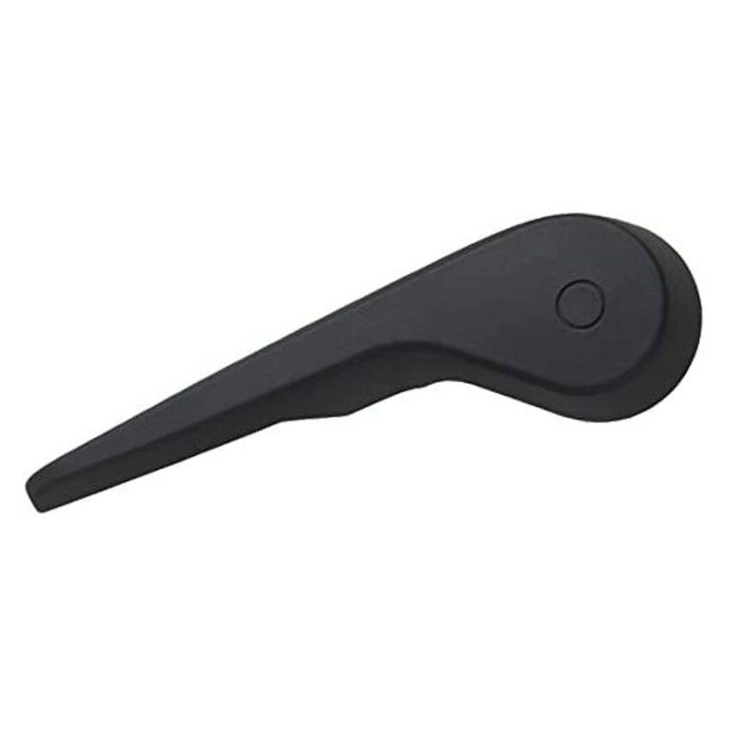 Seat recliner handle lever in dark gray/black with round control button