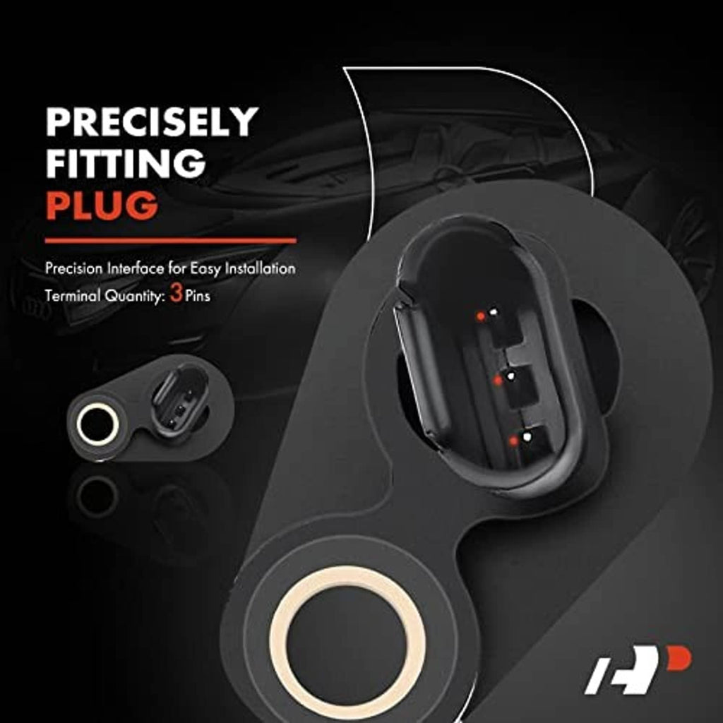 Crankshaft position sensor connector with three-pin plug and rubber seal ring