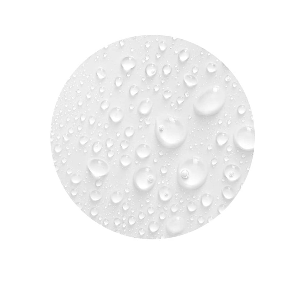 Clear setting spray droplets texture, water-drop pattern swatch