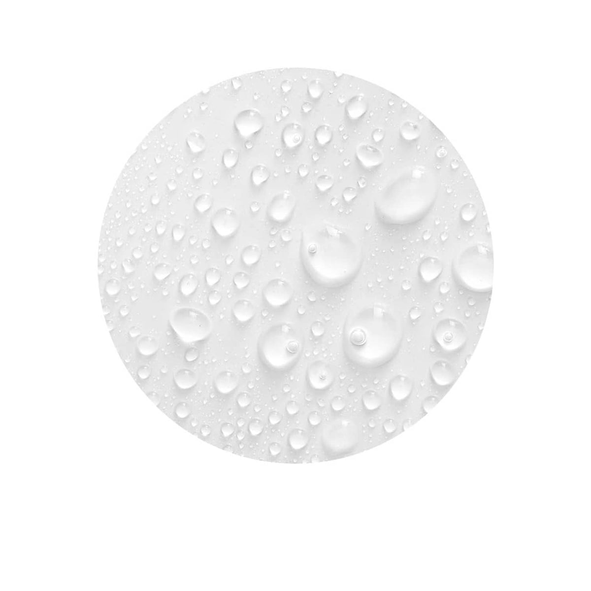 Clear setting spray droplets texture, water-drop pattern swatch