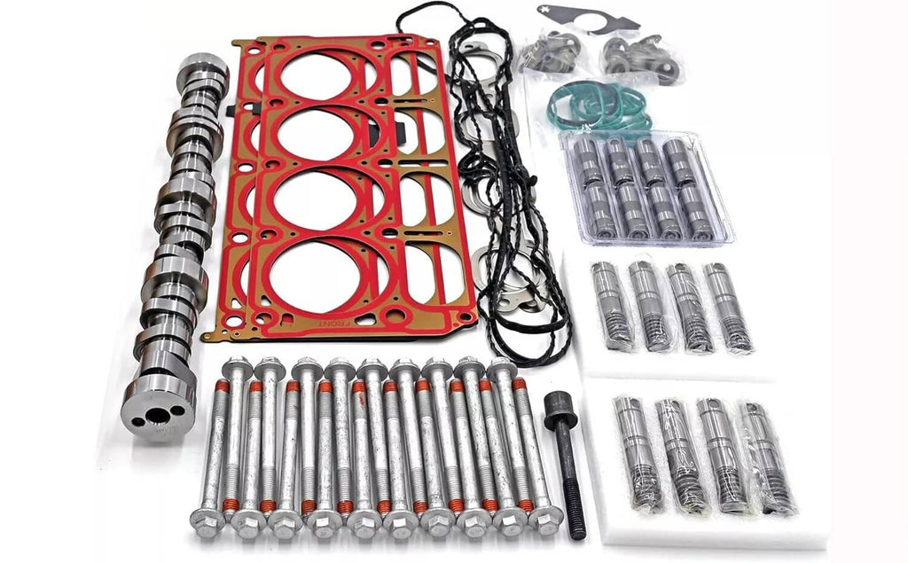 LS7 lifters kit with camshaft lifters, red cylinder head gaskets, and packaged hardware