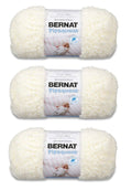 Bernat Pipsqueak Vanilla baby yarn skein, soft chunky 100% polyester