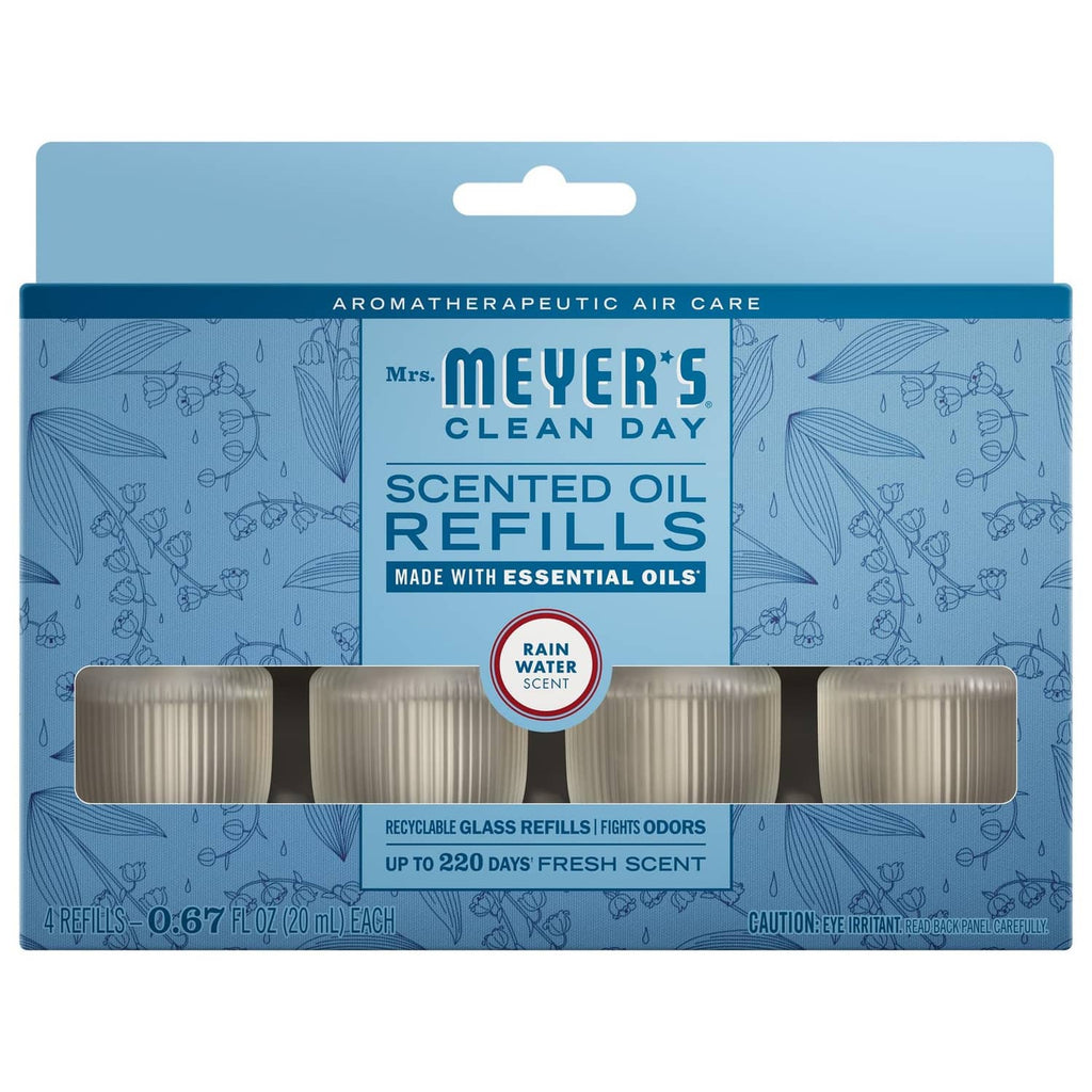 Mrs. Meyer’s Clean Day scented oil refill pack of 4, 0.67 fl oz each
