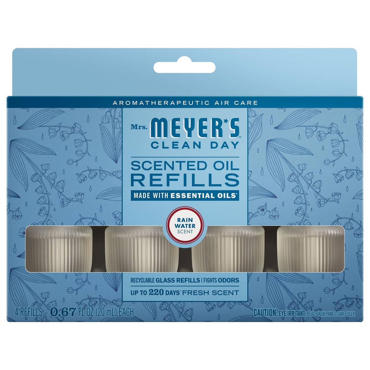 Mrs. Meyer’s Clean Day scented oil refill pack of 4, 0.67 fl oz each