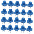 Blue 3-pin trimpot potentiometers, set of 20, with adjustable screw tops