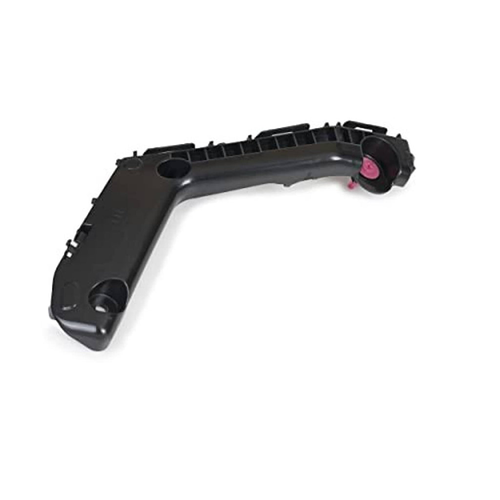 Front bumper bracket cover support mount, black plastic with pink bushing detail