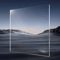 Clear rectangular plexiglass acrylic sheet, 36 x 48 in