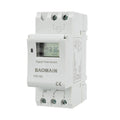BAOMAIN THC15A digital weekly programmable timer switch relay, DIN rail mount, LCD display