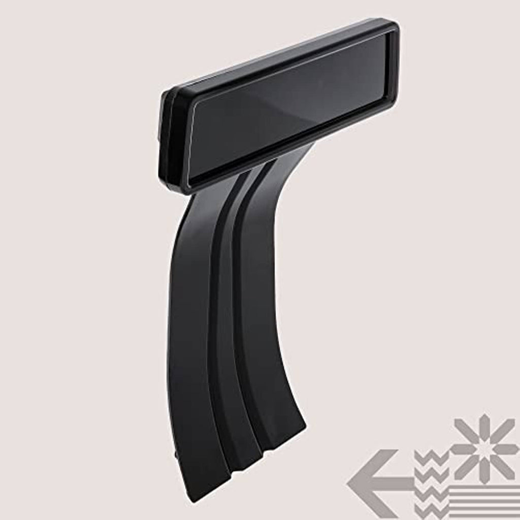 Smoked-lens LED third brake light replacement with black curved mounting base