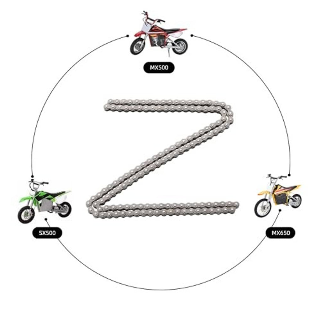 Roller drive chain length with chain breaker tool kit, shown as a loop