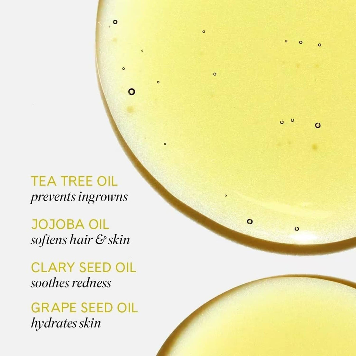 Golden Fur Oil swatch pool with smooth surface