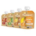 Baby food fruit and nut blend pouches, Stage 2, 8-pack with squeeze spouts