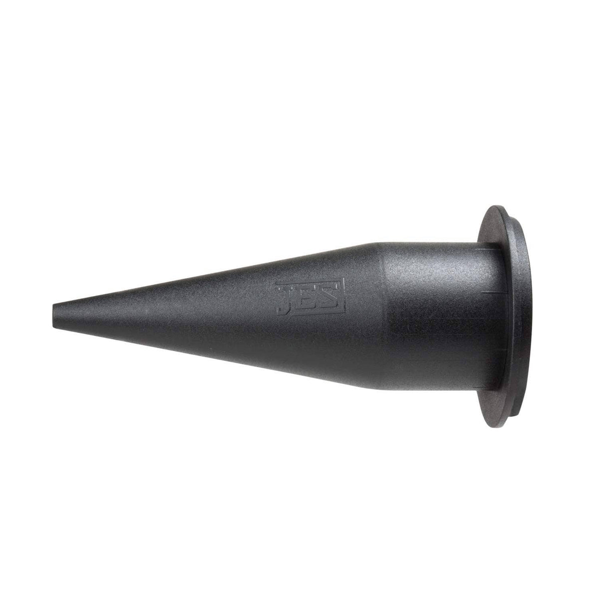 Black cone nozzle for sausage and bulk caulk gun, pointed tip